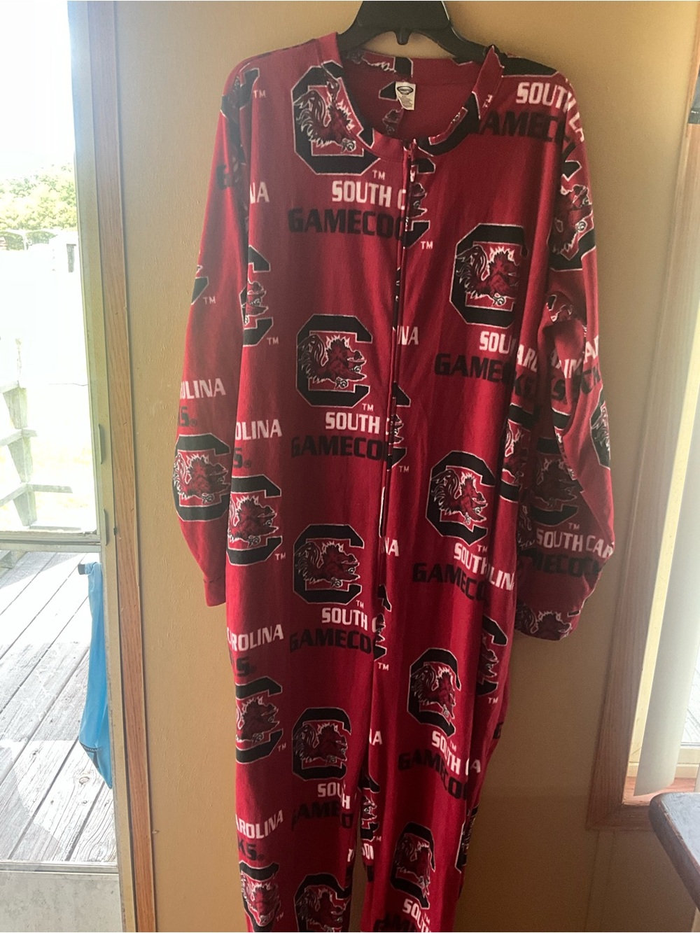 Concept sports size xxl footed sc gamecock pjs